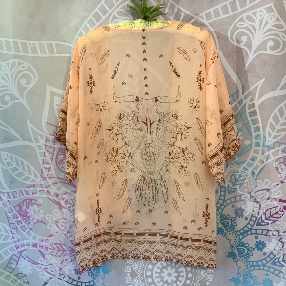 Sheer Southwest Kimono